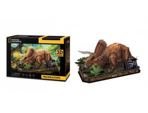 Puzzle 3D National Geographic Dinozaur Triceratops od Cubic Fun - image 2