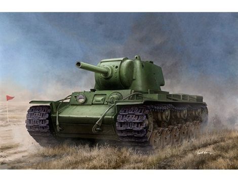 Model Czołgu Rosyjski Ciężki KV-9 Trumpeter - 2