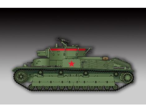 Model Czołgu T-28 Radziecki Średni Trumpeter - 3