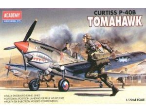 Model samolotu Curtiss P-40 B Tomahawk Academy
