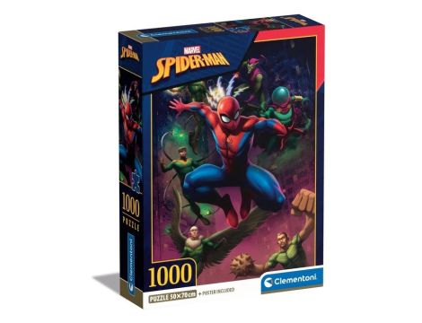 Puzzle Comapact Spiderman Clementoni 1000el