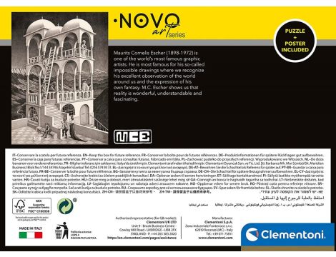 Puzzle Compact Art Collection Escher Belvedere Clementoni 1000el - 3