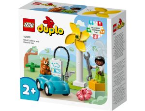 Puzzle LEGO DUPLO Turbina Wiatrowa I Samochód Elektryczny 10985 - image 2