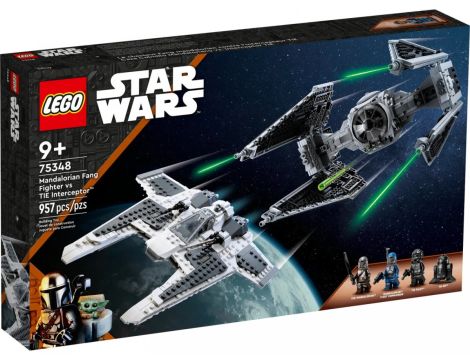 Klocki LEGO Star Wars Mandaloriański Kieł vs. TIE Interceptor 75348