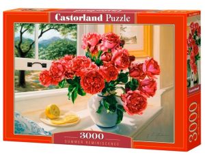 Puzzle Piwonie Kwiaty Castorland 3000el