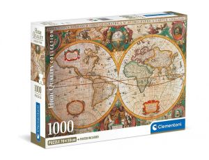 Puzzle Compact Mappa Antica Clementoni 1000el