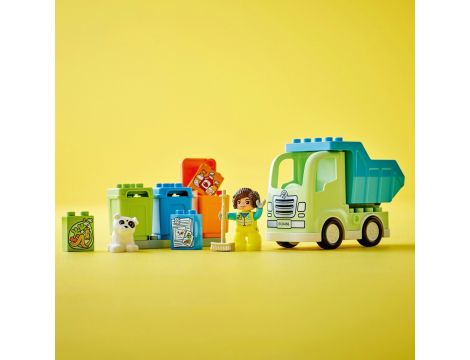 Klocki LEGO Duplo Ciężarówka recyclingowa 10987 - 2
