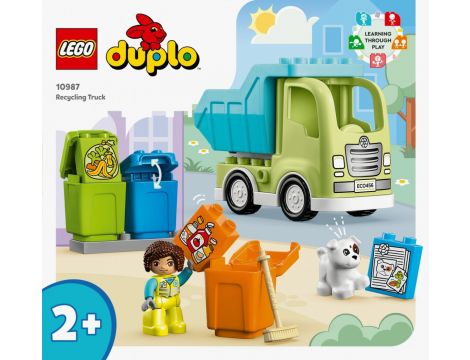 Klocki LEGO Duplo Ciężarówka recyclingowa 10987 - 5