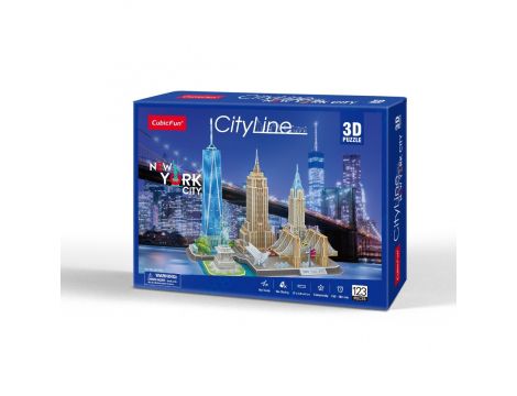 Puzzle 3D City Line New York od Cubic Fun - 2