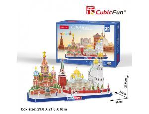 Puzzle 3D City Line Moskwa od Cubic Fun - image 2