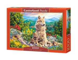 Puzzle wilki nowe pokolenie Castorland 1000el
