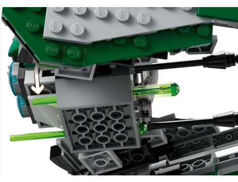 Klocki LEGO Star Wars Jedi Starfighter Yody 75360 - 7