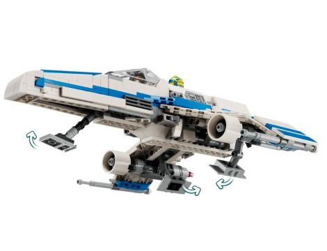 Klocki LEGO Star Wars Klocki E-Wing Nowej Republiki Kontra Myśliwiec Shin Hati 75364 - 11