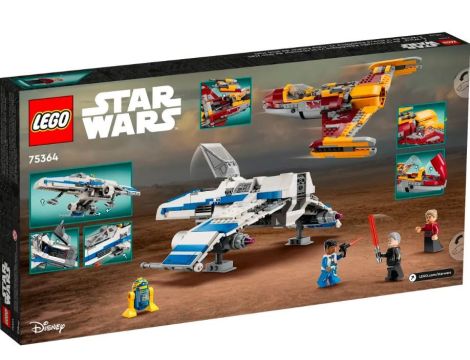 Klocki LEGO Star Wars Klocki E-Wing Nowej Republiki Kontra Myśliwiec Shin Hati 75364 - 5