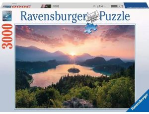 Puzzle Jezioro Bled Słowenia Ravensburger 3000el