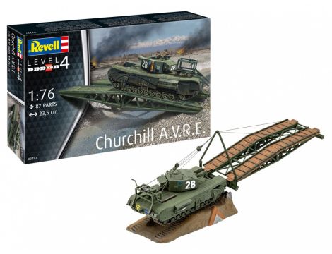 Model Czołgu Churchill A.V.R.E 1/76 Revell - 2