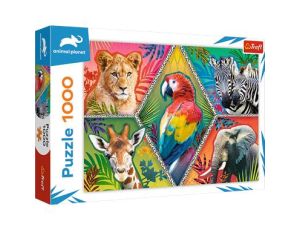 Puzzle Egzotyczne Zwierzęta Trefl 1000el